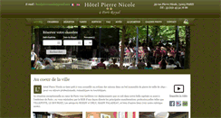 Desktop Screenshot of hotel-pierre-nicole.com